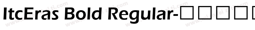 ItcEras Bold Regular字体转换